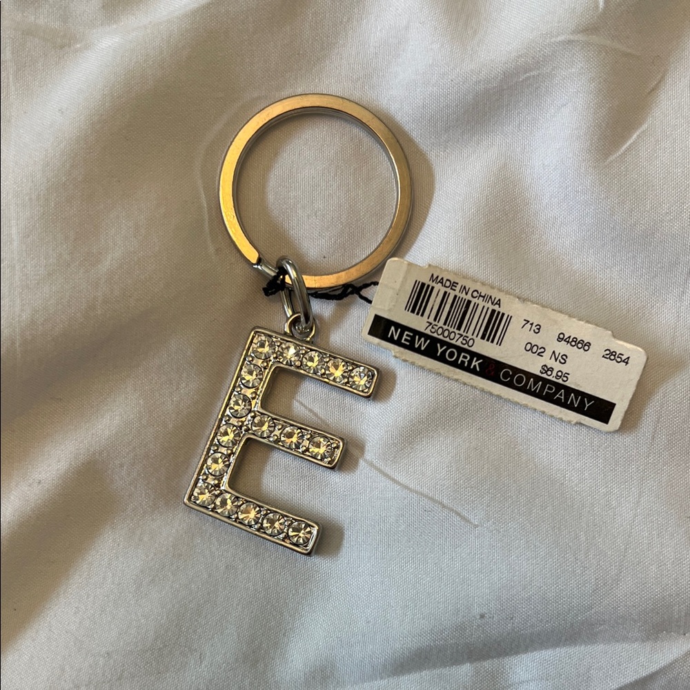 NWT E Keychain